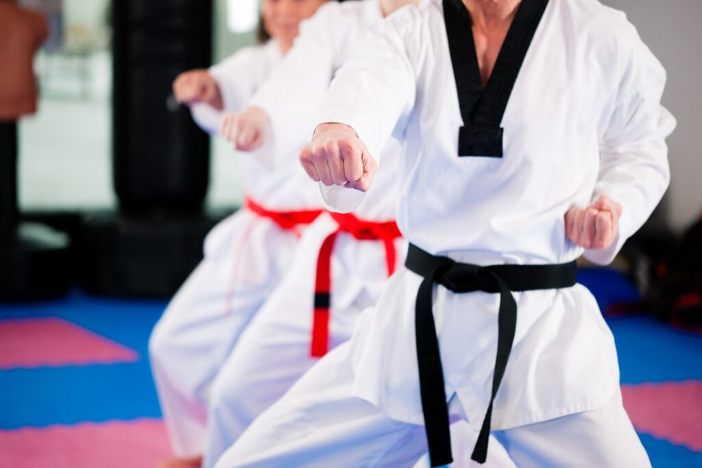 Kampfsport Training im Fitnessstudio